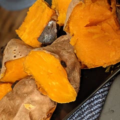Didn't use butter or anything. Tasted very sweet!