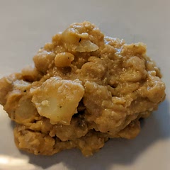 I was very excited for this based on the picture, but what I got was not really soup shape. I used home cooked dry chickpeas, maybe that's why. The taste was mild but nice. I enjoyed it, but I'd probably not make it again.