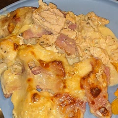 I liked it as is. Made use of my leftover Xmas ham.
