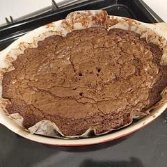 I probably need a smaller, square baking tray. After 30mins it was still "soupy" in the middle - above is more like 40mins + 20mins rest. It does harden quite a bit when resting so perhaps soupy is okay? Will try again.