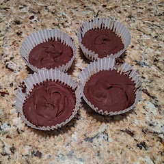 They're a little bit of a mess. It wasn't the easiest trying to get the chocolate and peanut butter into the cups looking nice, but they sure tasted great!