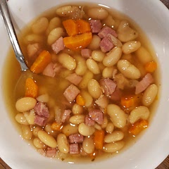 Pretty good and easy. Beans were still a bit hard. We decided we would add less beans and more ham. Maybe used canned beans instead or soak them before.