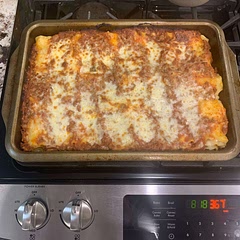 This was AMAZING! I loved making this and it was a hit! I know the recipe calls for marinara sauce, but I actually used my boyfriend’s grandma’s tomato sauce instead. It was incredible and I loved it!