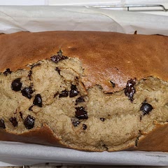 Added chocolate chips, baked in a toaster oven. Turned out perfect!