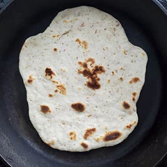 Not as light and airy as some other recipes I've tried (best so far is from Jenny Can Cook), but still very good and you can use your sourdough discard which is always a bonus!