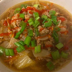 I used spicy sausage for extra spice