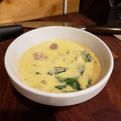 I used leftover mashed potatoes, which worked out great.