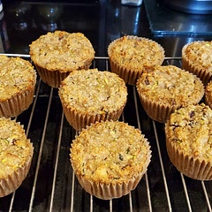 Came out decent. I added 1/4 cup walnuts and 1/4 cup keto chocolate chips. Had to make for about 24 minutes in my gas oven. Glad I added the chocolate chips, they would have been quite bland otherwise.
