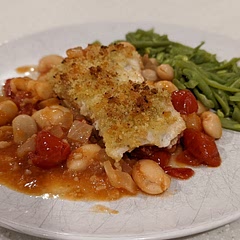 Really delicious!  Simple and super tasty.  Season the fish before putting on the breadcrumbs for better flavour