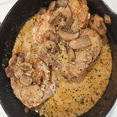Came out great. Added a littwhite wine as well.  Pork chops were tender, juicy and great tasting