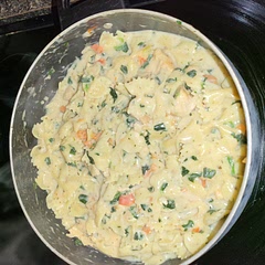It was decent but not a favorite. For whatever reason I didn't expect it to be so alfredo-y I guess. Not super kid-friendly, and my kids really like veggies. I'd probably make again for a work pot luck, but a lot of work and dishes for a random weeknight dinner.