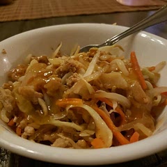 We love this low carb, easy, fast meal. I usually add shredded carrot, bean sprouts and julienned red pepper. Also, a little plum sauce drizzled on top goes a long way to help with flavour. I modify with Gluten Free soy.