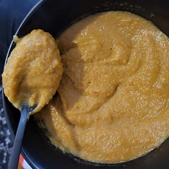 Mine turned out a little thick,  but still delicious. If your love Butternut squash then you'll want to try this one out.
