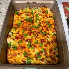 I added some rotisserie chicken. My family absolutely loved this!