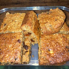 Easy to make. I added cherries and sultanas. Took slightly longer to cook than the recipe states.