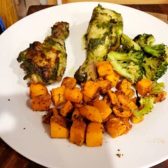 Worked great with frozen sweet potatoes.