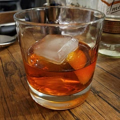 Smooth, but a somewhat bitter aftertaste at first, I assume because of the campari. Maybe use a little less for my personal taste in the future. Orange peel was nice, add a larger one next time and try expressing the oils in the drink more.