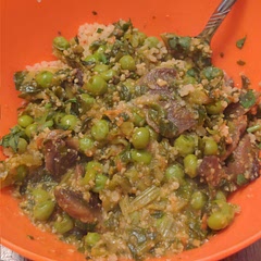 We served ours with couscous instead of rice. It was a good first attempt at making masala at home. I'd make it again.