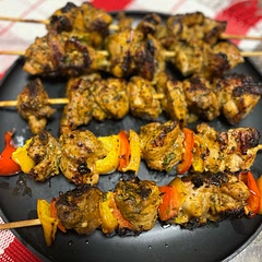 I put this on the airfry grill for about ten minutes to get it crispy and then finished it off in the oven for an additional ten minutes at 400 degrees to make sure it was cooked thoroughly and get the juices flowing.