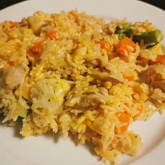 SO DELICIOUS! Easy and straightforward to make, and flexible recipe in case you want to add your own spin on it. A bit time consuming, but it works well for batch meals and is simple to cook.
