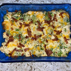AMAZING!! My husband and I devoured it! I cut the servings to 4 instead of 8! We had plenty plus leftovers! (Barely leftovers I kept sneaking more spoonfuls 🙈)
