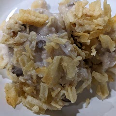 My mom's Tuna Noodle Casserole recipe.