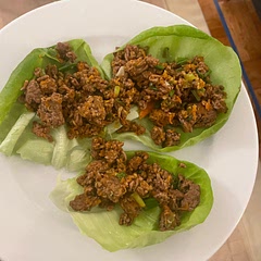 I’m not a big lettuce fan but I LOVE butter lettuce so we used that instead. We also used lean ground beef instead of Turkey or chicken. The sauce was amazing and I look forward to making it again!!