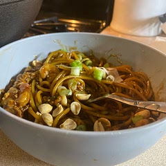 So don’t mix all of the sauce into the spaghetti noodles. It was too much sauce and the kids didn’t like it like that.