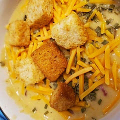 Loved it! Added a bit of bacon. I don't think the corn starch is necessary after trying it. the soup comes out super thick either way.