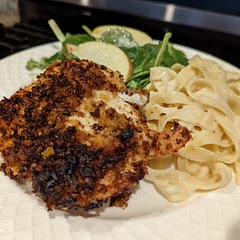 I added some pasta, I used the air fryer, next time I'll remove it from the oven a little before.