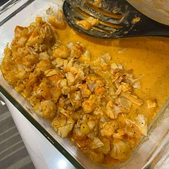 This was easy to make a delicious.  Whole family (including kids) ate it and requested seconds.