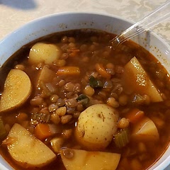 Easy and delicious to make. If you want a bit of spiciness add chilli or cayenne. Great soup for cold weather.