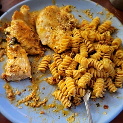 I mixed the sauce in some pasta. It is delicious!