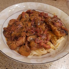 Very tasty indeed. Will definitely be making this again. Added a few extra ingredients, because I can. But just the sauce on its own I could drink in a pint glass.
