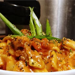 Great recipe. I added extra spices. I cooked overnight and left in the fridge until the next day so it condensed to a pasta, but still delicious.