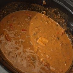 It was more like a soup. Too wet. I thickened with cornflour. It didn't have as much flavour as I expected, considering it had 4 whole garlic clusters and 2 whole onions.
