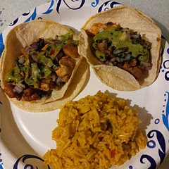 I added some guacamole to mine...they were delicious!