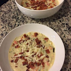 Will make again! Cut recipe in half, but had to add about a 1/4 cup more each of broth and milk. Didn’t use the ham(but I will in the future) and instead used bacon on top.