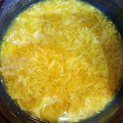 This recipe is very good. Depending on your stock, you might not need the extra salt. I also think maybe just a tad less sesame oil. I used a baggie with a hole cut in it to add the egg.