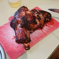 This is the t!ts! Cooked this on the weber and it smells so damn good.