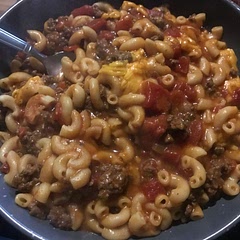 Not my grandma’s goulash, I thought it was just okay, but my husband thought it was really good. I would make it again for him. I thought it was pretty salty, he didn’t think so at all. 🤷‍♀️