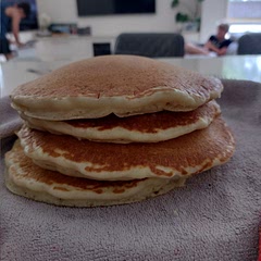 Perfect recipe!! Worked perfectly the first time, I did a double batch & made giant cafe pancakes & it fed 4 growing boys with heaps of leftovers. So fluffy!!