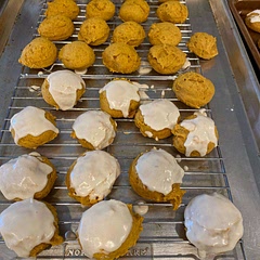 This was super simple and easy to make. I’m not a baker and I was able to make good cookies! The icing is sweet so I drizzled the icing on the other half vs. dipping!