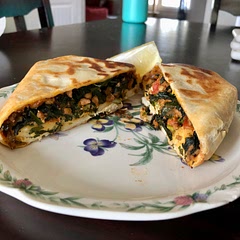 I couldn’t find ground lamb in my local grocery store, so ended up using ground pork instead. 

This was tasty and the dough was pretty easy to make compared to some other I’ve tried. It was a bit too cumin-forward for my palette though, so I would add a little less next time. 

I’d suggest mixing all the filling ingredients together (including the parsley, tomato, mint, etc.) before assembling the Gozlemes to make sure everything is evenly dispersed.