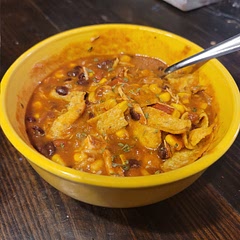 Added Parsley, shredded cheese & some Fritos. Really good!