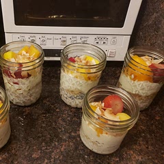In the fridge as we speak...have made weekly sets of 5 each to cover the entire weekdays...this promises a healthy breakfast each day, without worry.