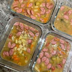 My recipe: Sounds super weird! This is my dairy free, grain free take on Polish pickle soup. It’s delicious. Pickle flavor is more muted than you’d expect. Definitely a feel better or warmer soup.