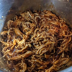 So easy, took me less than 10 minutes to make and it tasted great. Super simple and something I can go to when I don't have time to think about cooking anything. I used sweet baby Ray's honey bbq and my husband absolutely loved it.