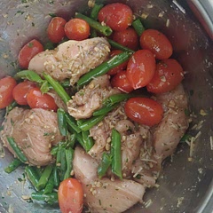 Didn't get an after picture wevate it too fast. It was delicious!!! I would marinate overnight. Had it with garlic mashed taters and it was a good combo! Kids loves it too.