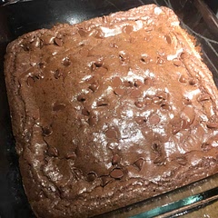 I cooked it for 20 minutes and had to put it back in the oven for about 5 minutes longer. My family likes it, but said it was still too gooey for their liking. I think next time I’m going to use a little less sugar and maybe a little more flour.